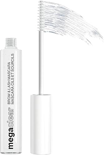 wet n wild Mega Clear Brow & Lash Mascara - Sculpts Brows, Defines Lashes, Conditioning with Soy Protein & ProVitamin B5, Primer & Top Coat