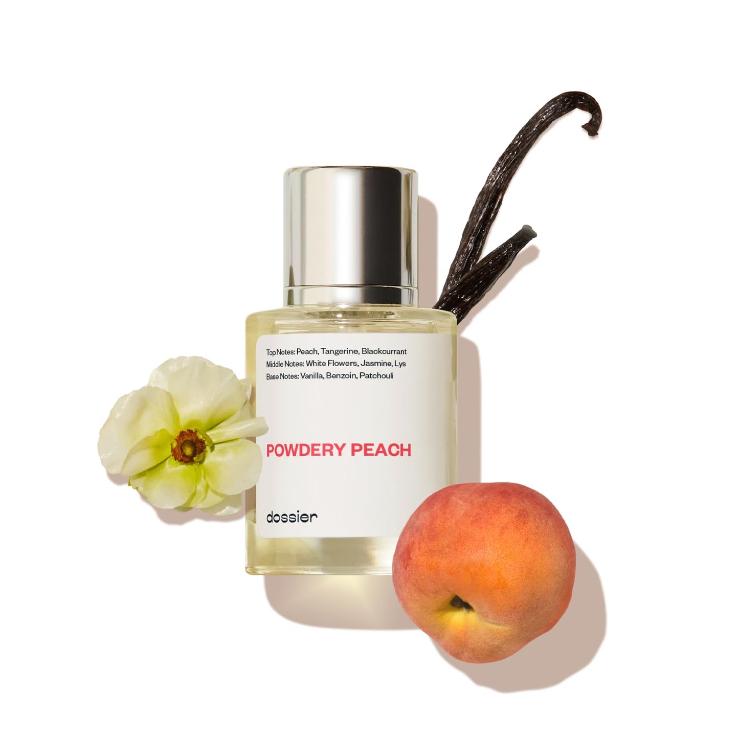 Dossier - Powdery Peach - Eau de Parfum - Inspired by J.Choo I Want Choo - Perfume Luxury - Pure Infused - Paraben-Free - Vegan - For Women