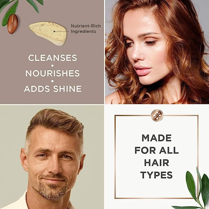 ARGAN MAGIC Hair Care Essentials Trio - Shine Boosting Shampoo | Moisturizing Conditioner | 10 in 1 Leave in Spray | Restores Shine & Elasticity |