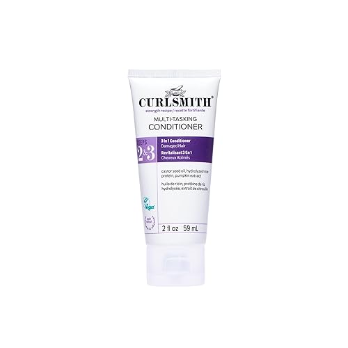 CURLSMITH Multi-Tasking 3-in-1 Conditioner, Use as a Protein-Rich Rinse-Out Conditioner or Leave-In Conditioner or Deep Conditioner, For All Curl