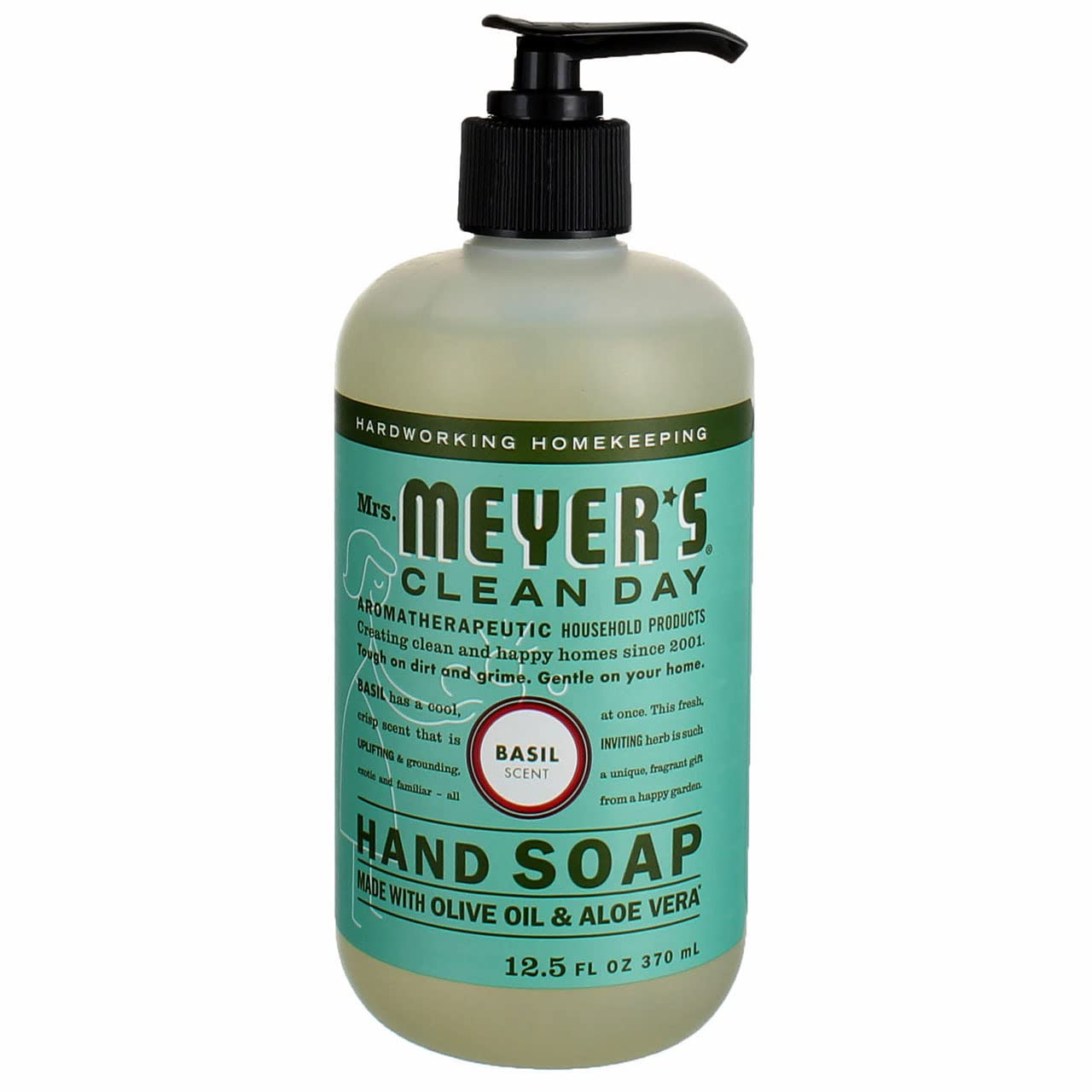 Mrs. Meyer'S Hand Soap Liq Basil 12.5 Fz