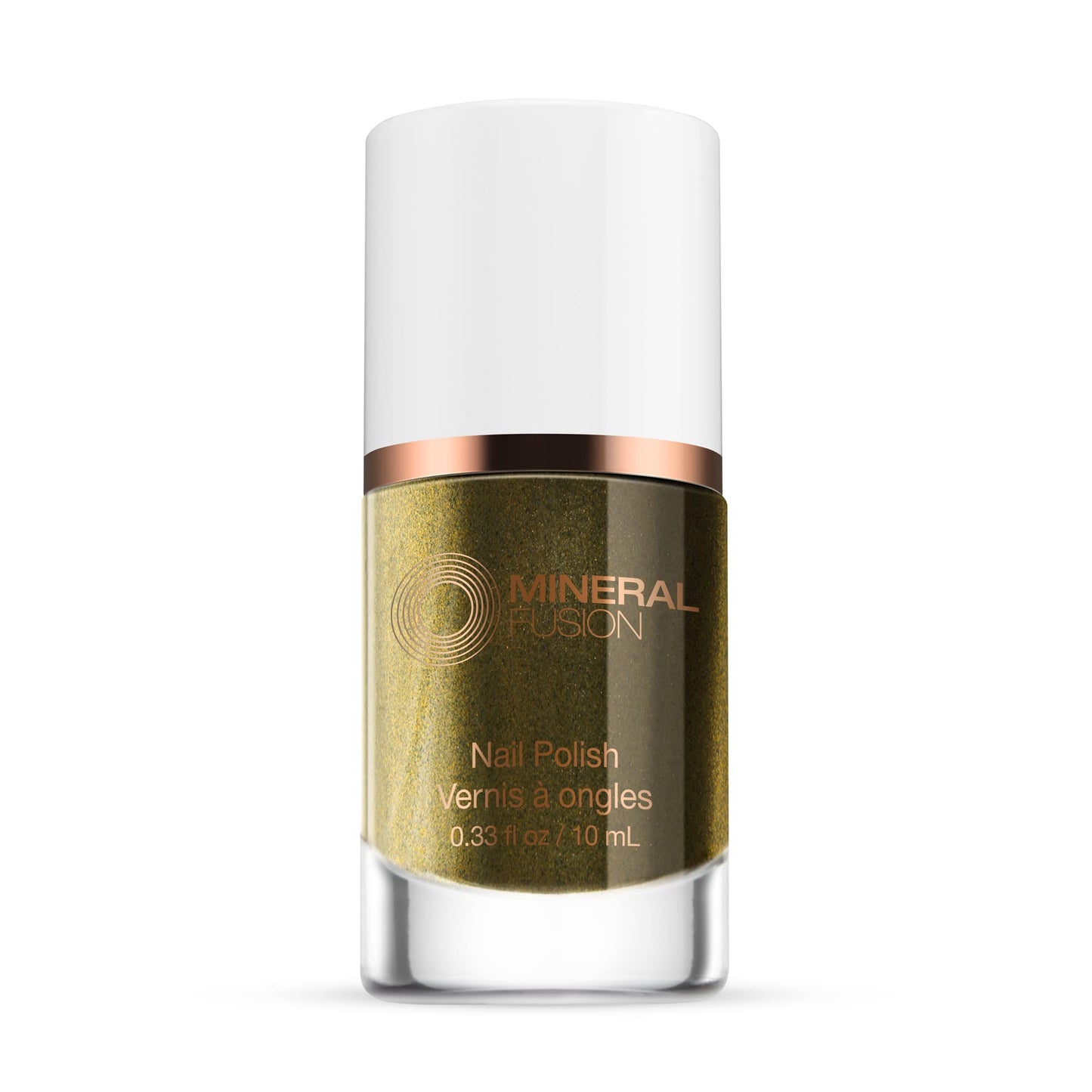 Mineral Fusion Nail Polish, Dark Glitter Gold, Gold Rush 0.33 Fl Oz (Pack of 1) Beauty & Personal Care Mineral Fusion