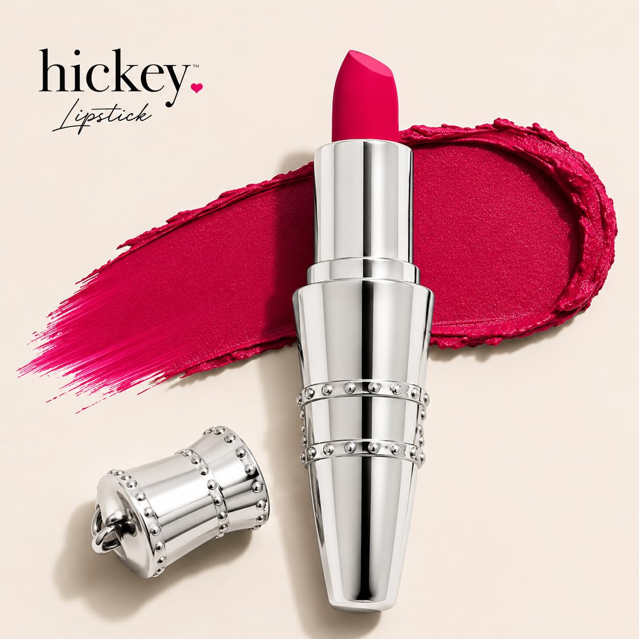 Hickey Lipstick The Vault Collection - 8 Piece Refillable Set - (Walk of Shame, Mile High, Big Trouble, Make Out, Haute Mess, Birthday Suit & More) -