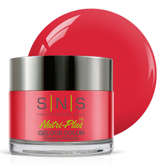 SNS Nail Dip Powder, Gelous Color Dipping Powder - Lamborghini Drive (Red) - Long-Lasting Dip Nail Color Lasts 14 Days - Low-Odor & No UV Lamp Beauty & Personal Care SNS Healthy Natural Nails