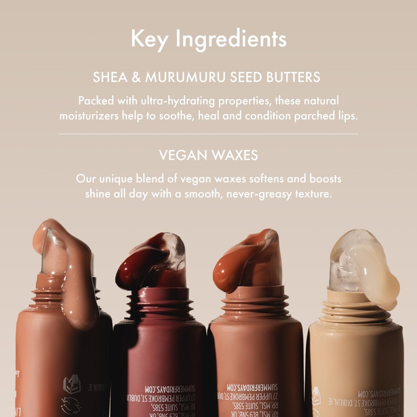 Summer Fridays Tinted Lip Butter Balm - Conditioning Vegan Lip Balm for Instant Moisture, Shine & Hydration - Sheer-Tinted, Soothing Skincare - Hot