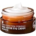 MIZON Snail Line Snail Repair Eye Cream, natural treatment, wrinkle treatment, fine line, hydrating, healthy skin, Korean skincare (0.84 oz)