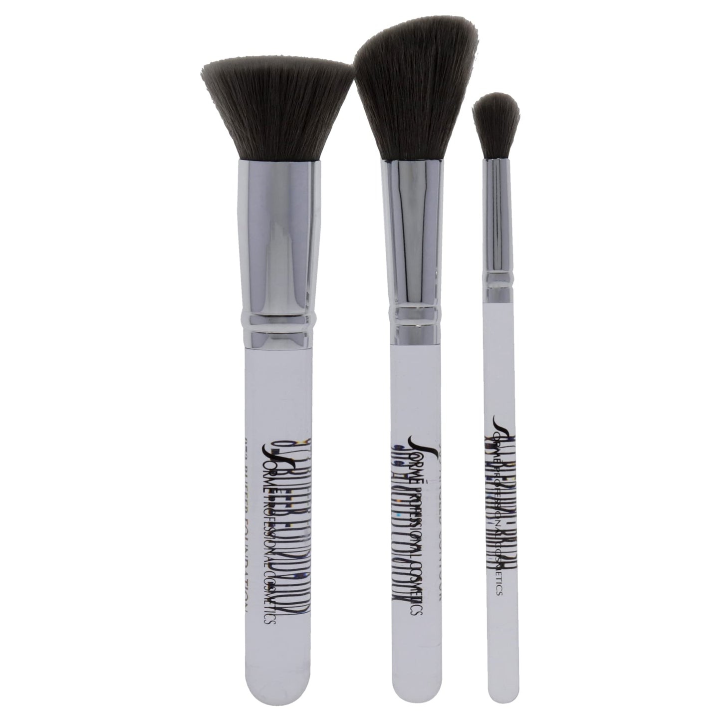 Sorme' Treatment Cosmetics Professional Brush Set C (967,969,971), Soft Fibers, Flawless Blending, Comfortable Grip, Professional Application, Crease