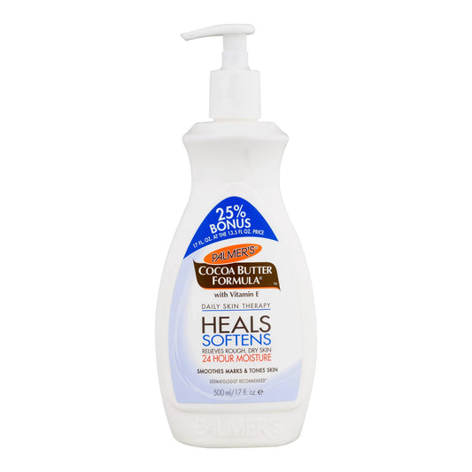 Palmers Cocoa Butter Lotion With Vitamin-E 17 Ounce Bonus (500ml) (Pack of 3)