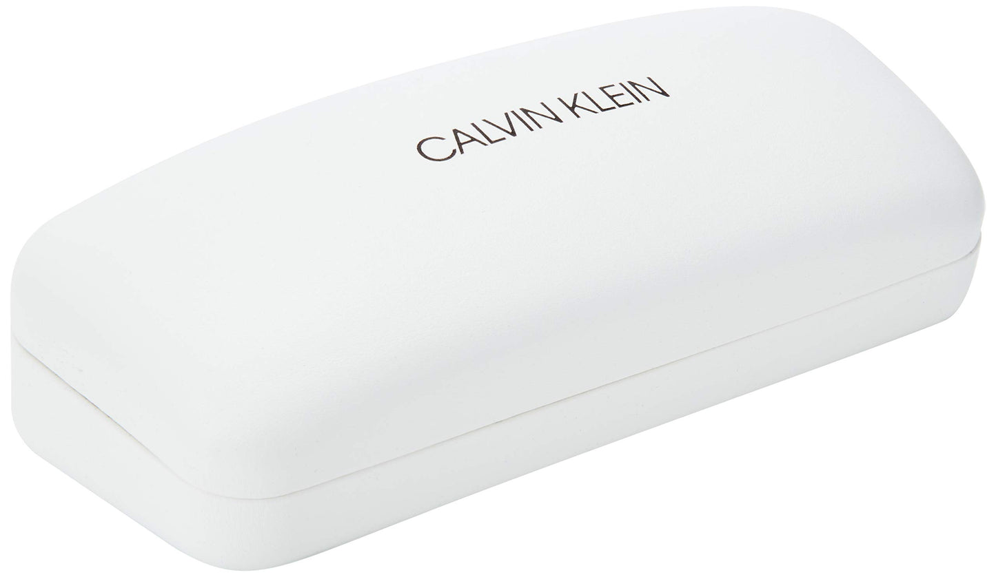 Calvin Klein Women's CK19536S Cat-Eye Sunglasses, Black/Black, 55 mm