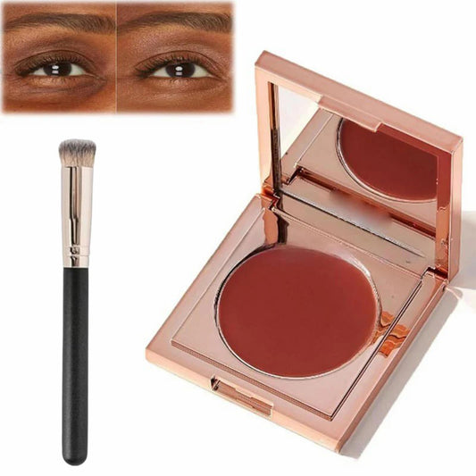 Luhaka Colored Clay Cc Undereye Corrector, Under Eye Concealer, Concealer For Older Women, For Covering Dark Circles And Facial Blemishes, With Brush