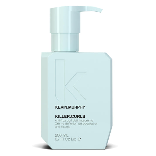 KEVIN.MURPHY KILLER.CURLS - Leave-In Anti Frizz Cream for Curly & Coily Hair - Curl Activating - Flexible Hold - Frizz Ease Curling Cream - 200mL