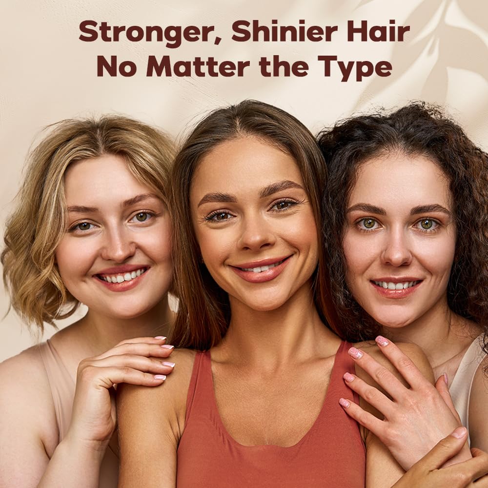 HerStyler Castor Oil Hair Serum for Hair Growth - Hair Shine Serum with Vitamin E - Hair Growth Serum - Hair Serum Heat Protectant - Vitamin E