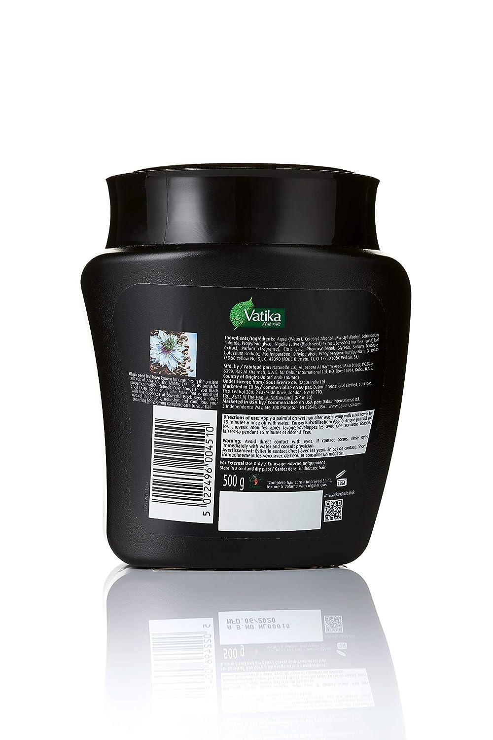 Vatika Naturals Hot Oil Hair Mask - Black Seed & Multivitamin Hair for Dry, Damaged, Nourishing & Strengthening, Deep Conditioning for Soft, Smooth