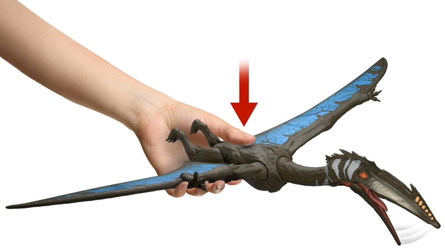 MAGNETOE Jurassic Rebirth Aerial Ambush Giant Pterosaur Quetzalcoatlus, Cretaceous Era