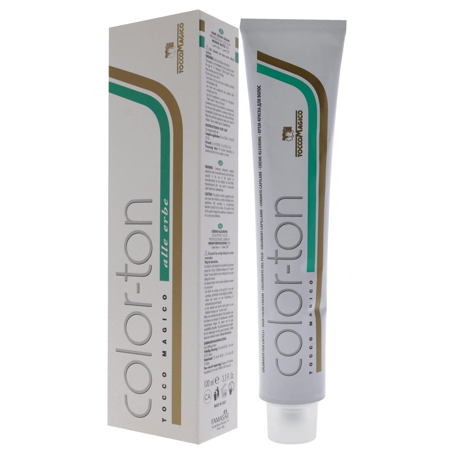 Color-ton Tocco Magico Permanent Hair Color - 8MH-8.23 Tawny Blond Hair Color Unisex 3.38 oz