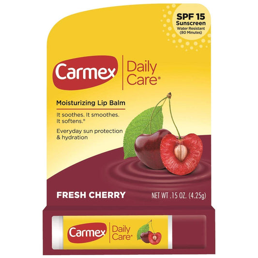 Carmex Click-Stick Moisturizing Lip Balm SPF 15 Cherry 0.15 oz (Pack of 9) Beauty and Personal Care Carmex