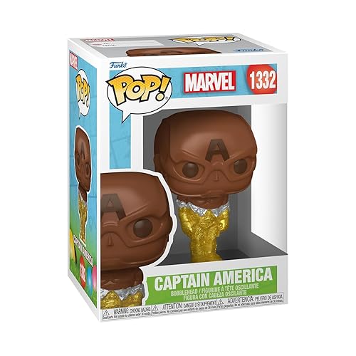 Funko POP! Marvel: Captain America - Easter Chocolate - Marvel Comics - Collectable Vinyl Figure - Gift Idea - Official Merchandise - for Kids…
