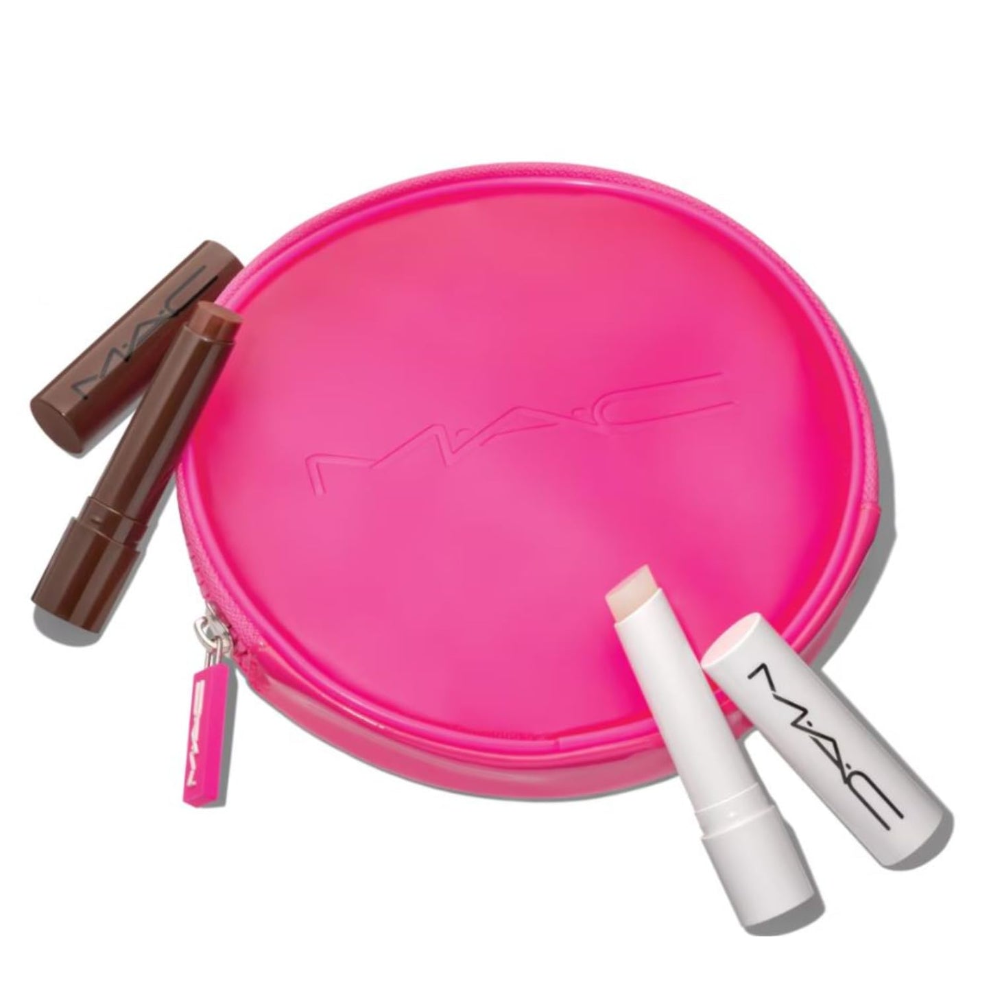MAC Cosmetics Limited Edition Amped Squirt Plumping Gloss Stick Set - Lower Cut (Sheer Brown) and Clear