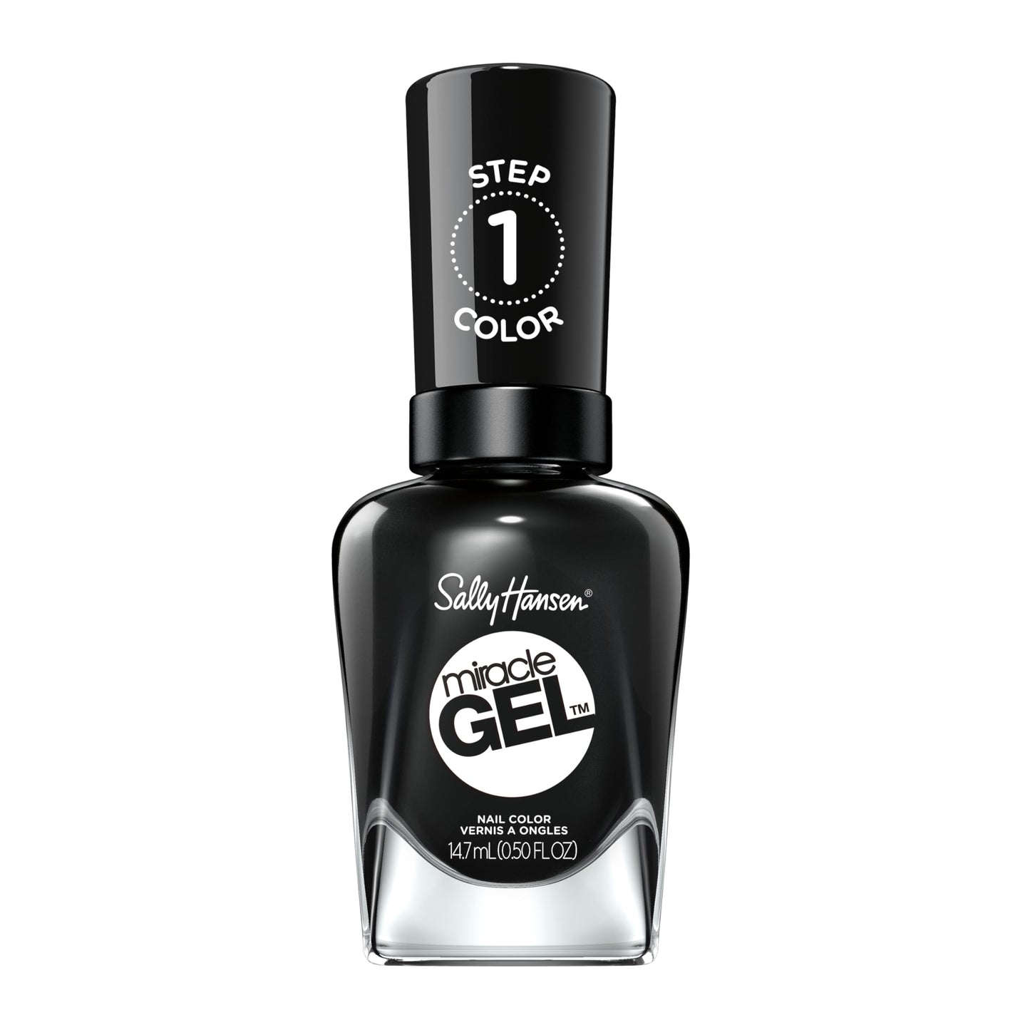 Sally Hansen Miracle Gel Salon Quality Nail Polish | Gel-Like Formula, Two-Step System, No UV Light Needed, Long Lasting | Opaque, | Opaque, Glossy |