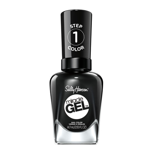 Sally Hansen Miracle Gel Salon Quality Nail Polish | Gel-Like Formula, Two-Step System, No UV Light Needed, Long Lasting | Opaque, | Opaque, Glossy |
