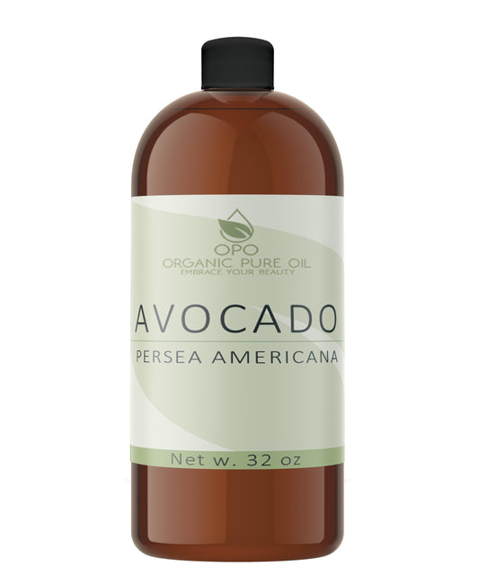 Avocado Oil - Pure, Refined, Filtered, Non-GMO, Vegan, Fair Trade, Unscented, Bulk Carrier - 32 OZ