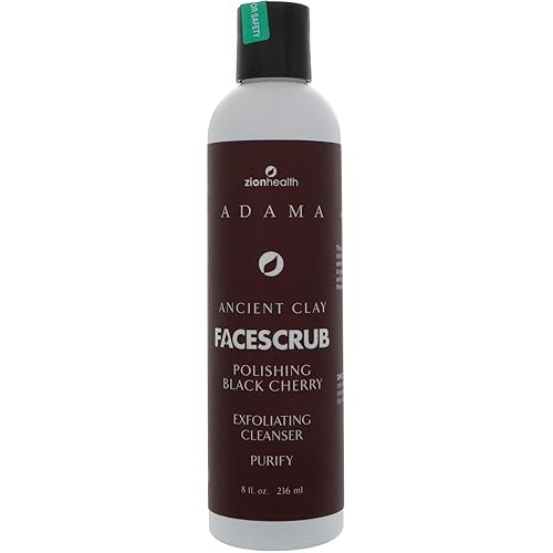 Adama Facescrub Black Cherry Zion Health 8 fl oz Liquid