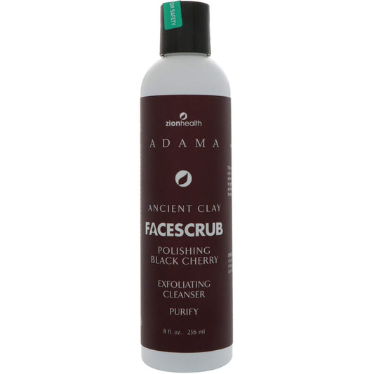 Adama Facescrub Black Cherry Zion Health 8 fl oz Liquid