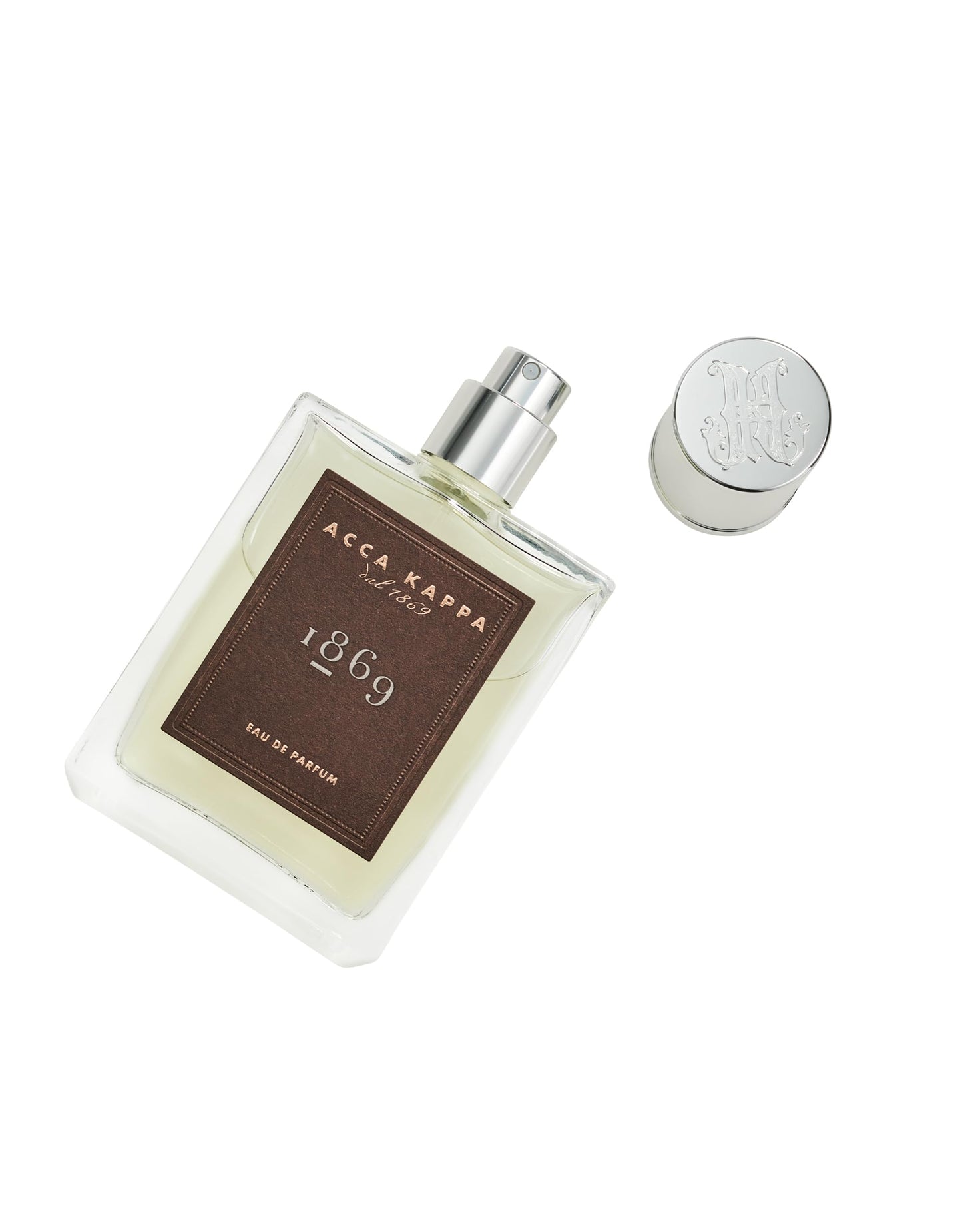 Acca Kappa 1869 Eau de Cologne 100 mL Cardamom Leather Vanilla Fresh Aromatic Scent for Men