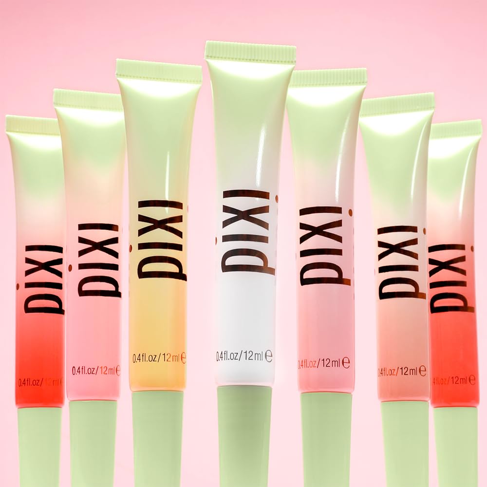 Pixi Beauty LipTone pH Reactive Lip Gloss in GoldGleam | Color Changing Tinted Lip Balm with Rosehip Oil & Shea Butter | Non-Sticky Mirror-Shine