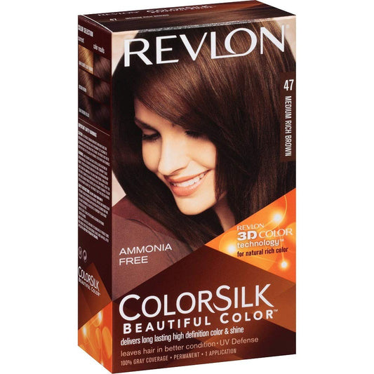 Revlon Colorsilk Medium Rich Brown #47 Hair Color