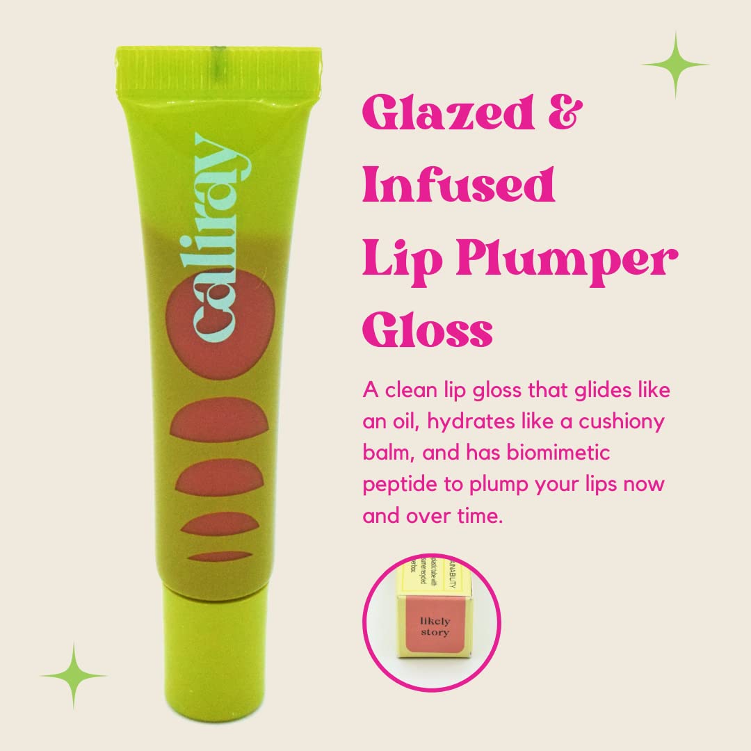 caliray Glazed and Infused No Burn Plumping Lip Gloss Likely Story