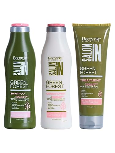 Recamier Professional Salon In Sin Sal Organic Shampoo Conditioner Set Sulfate Free 10.1 OZ