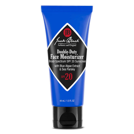 Jack Black Double Duty Mens Face Moisturizer with SPF 20 Sunscreen, 1.5 fl oz - SPF Moisturizer Face, Mens Lotion, Lotion for Men, Skin Care for Men