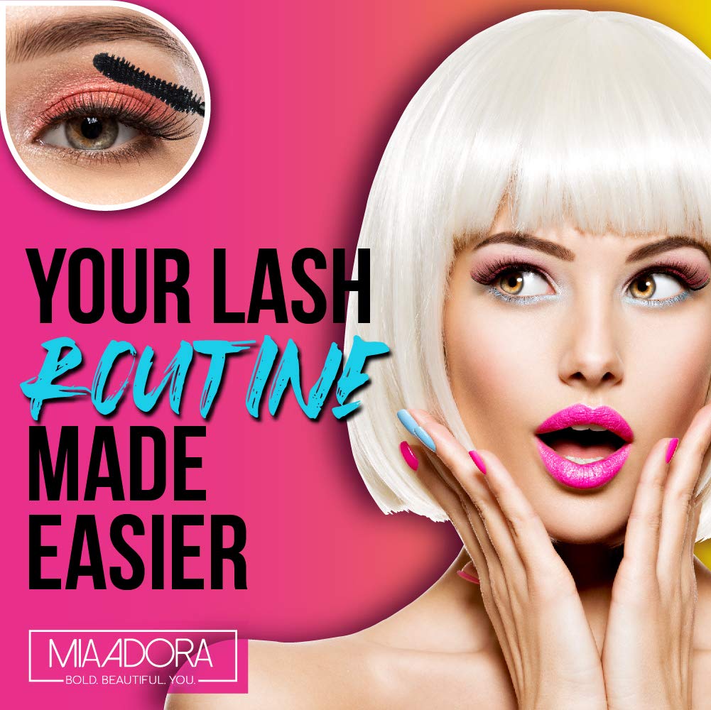 400X Pure Silk Fiber Lash Mascara [Ultra Black Volume and Length], Longer & Thicker Eyelashes. Waterproof, Long Lasting, Instant & Very Easy to Apply
