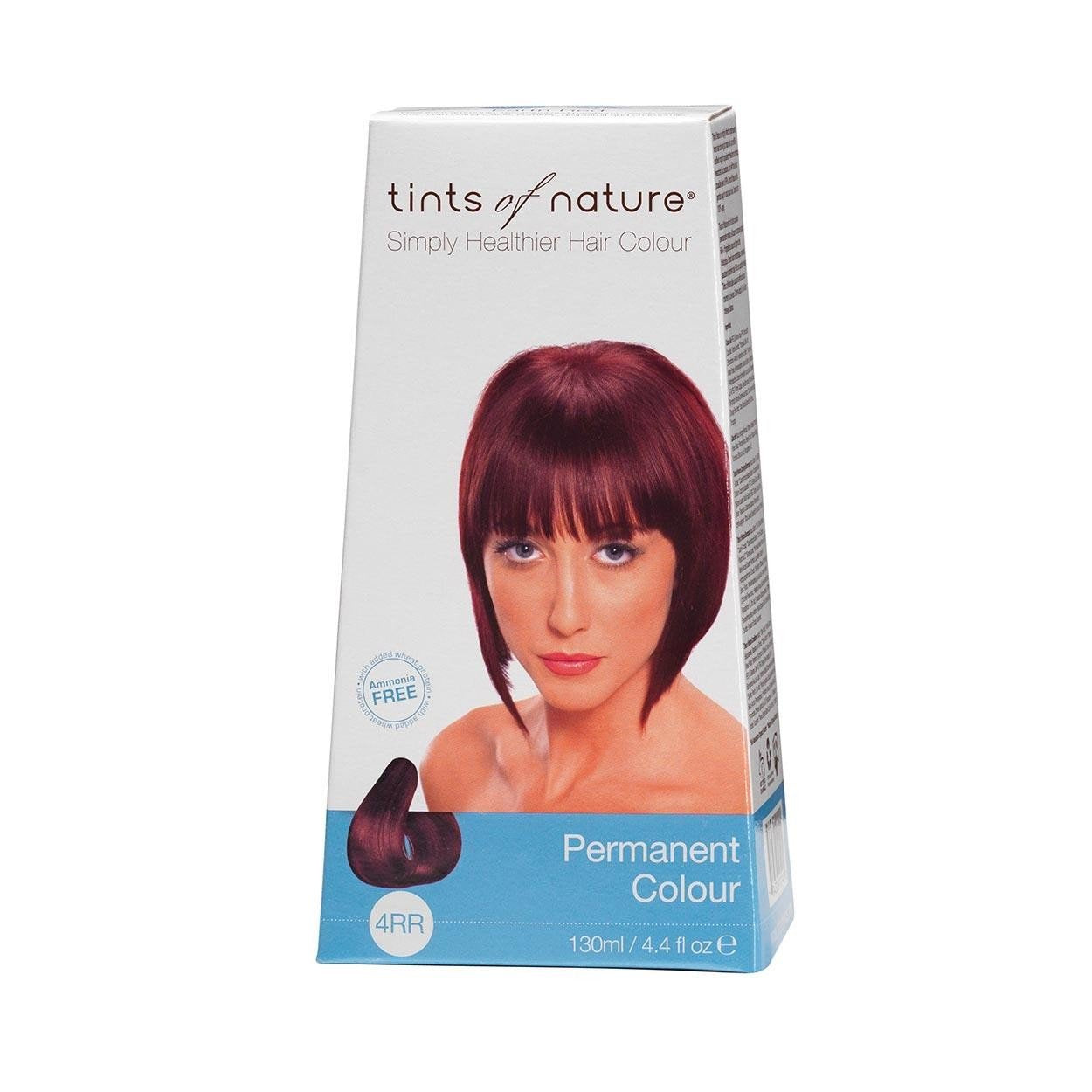 Tints Of Nature - Conditioning Permanent Hair Color 4RR Dark Henna Red - 4.4 oz.