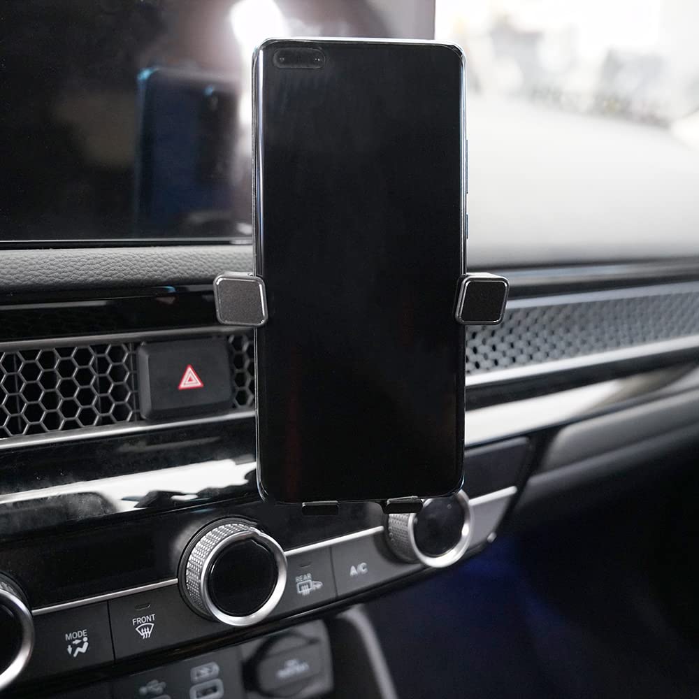 Zchan Car Phone Mount Fit for Honda Civic 2025-2022(NOT CRV/Accord/HRV),Auto Clamping Big Phone Friendly,Holder Stand in 11th Gen Air Vent,Customized…