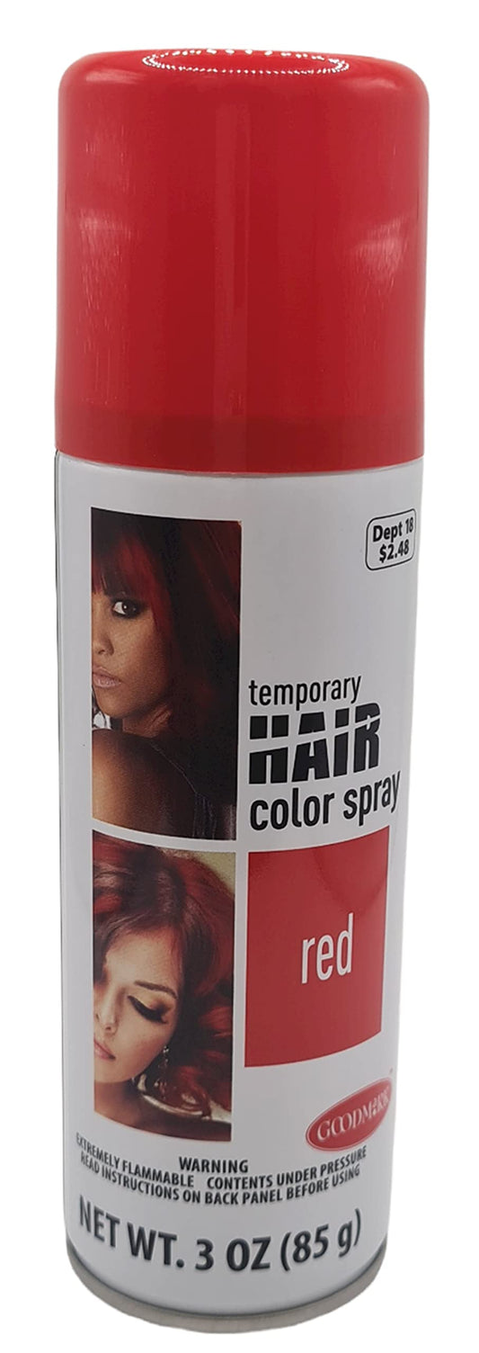Halloween Spray On Wash Out Red Hair Color Temporary Hairspray Beauty & Personal Care Goodmark
