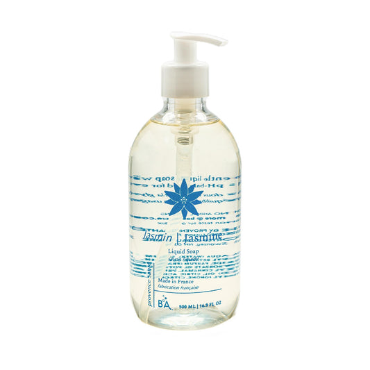 Provence Sante Natural Liquid Soap - Moisturizing Almond Oil Hand Soap with Exotic Jasmine Scent - Elegant Pump Dispenser for Kitchen & Bath (16.9 oz) Beauty & Personal Care Provence Sante