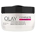 Olay Complete All Day UV Moisture Cream, Normal - 2 oz - 2 pk