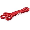 DRAPER'S STRENGTH Heavy Duty Resistance Stretch Loop Bands for Powerlifting Workout Exercise and Assisted Pull Ups 02. Red