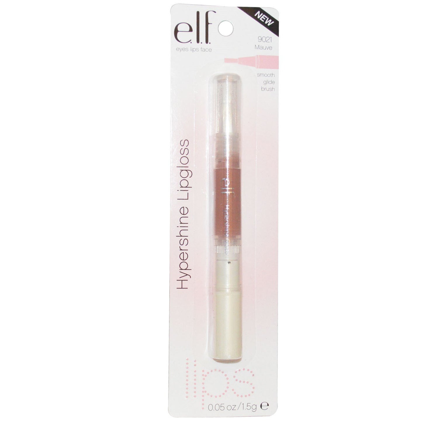 E.L.F. Cosmetics, Hypershine Lipgloss, Mauve, 0.05 oz (1.5 g)