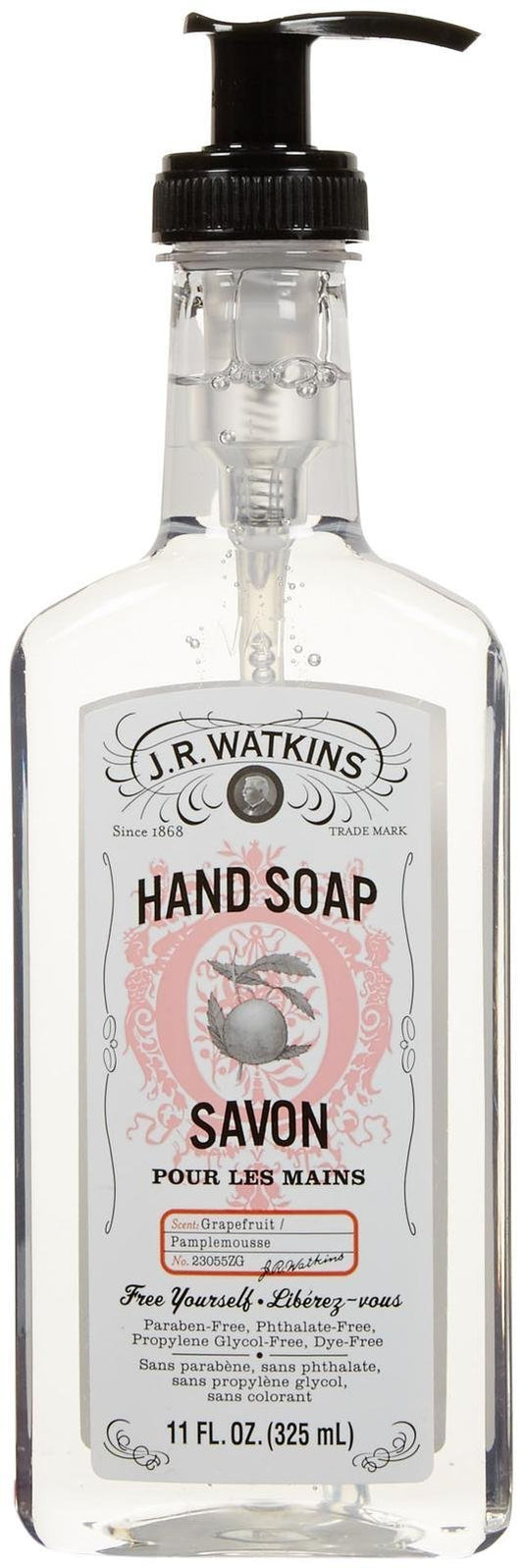 J. R. Watkins Liquid Hand Soap - Grapefruit - 11 oz Beauty & Personal Care J.R. Watkins