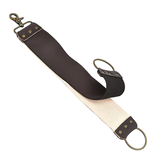 Linkidea Straight Razor Leather Strop for Sharpening, Leather Strop Razor Strops, Hair Removal Folding Razor, Straight Razor Sharpening Belt (Brown) Beauty and Personal Care Linkidea