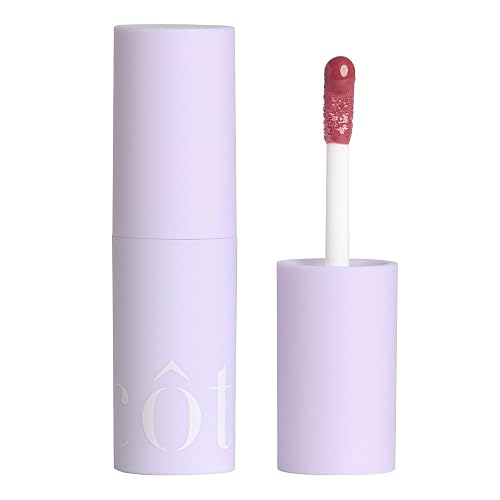 Cote Beauty's Mulberry Peptide Lip Shine, Ultra Hydrating & Long-Lasting Mauve Plumping Lip Gloss for Women with Hyaluronic Acid, Shea Butter & Jojoba