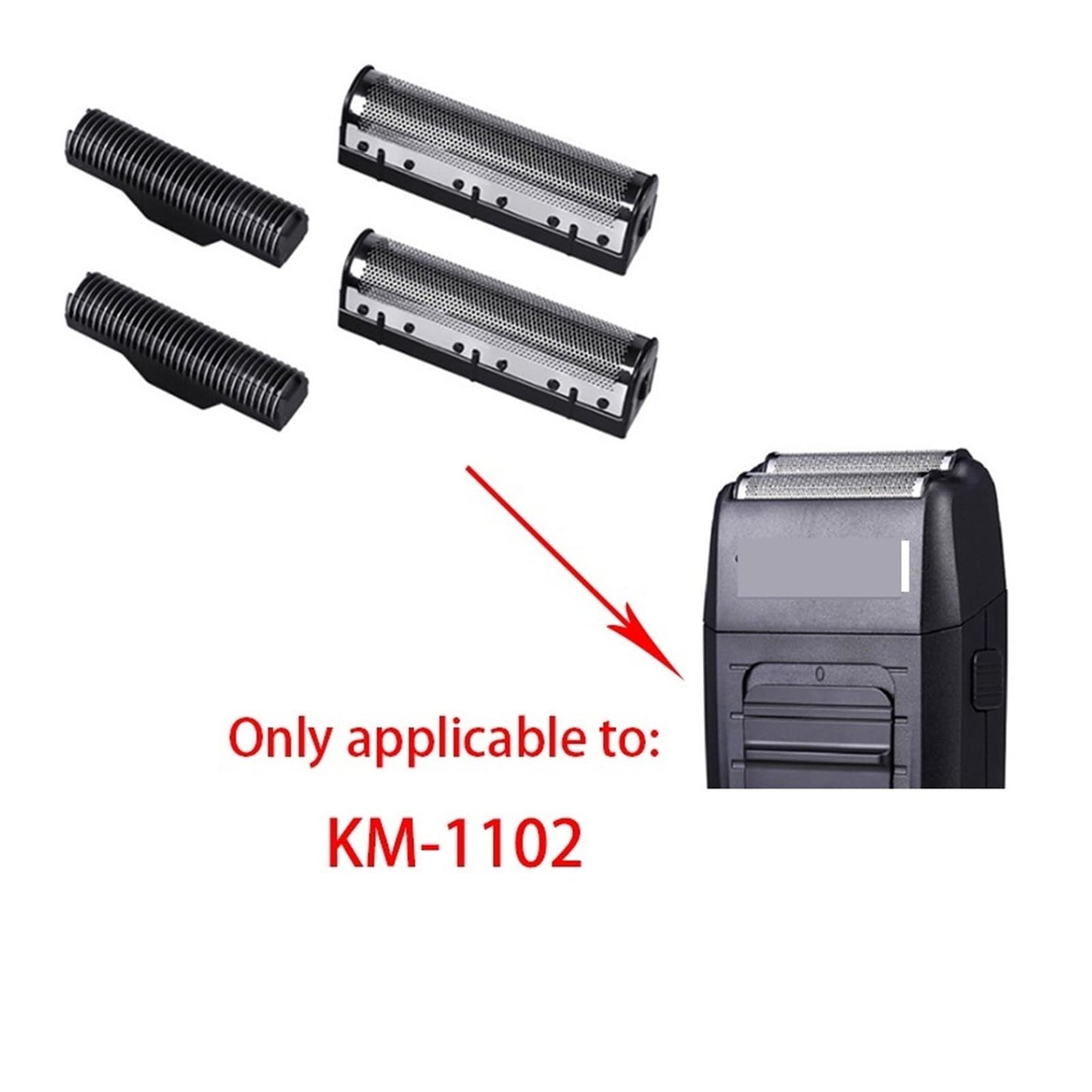 Compatible for Kemei? KM-1102?Electric Shaver Blade Razor Blade Net Replacement of Shaver Blade Accessory(3 Sets) Beauty and Personal Care UCVJXDEM