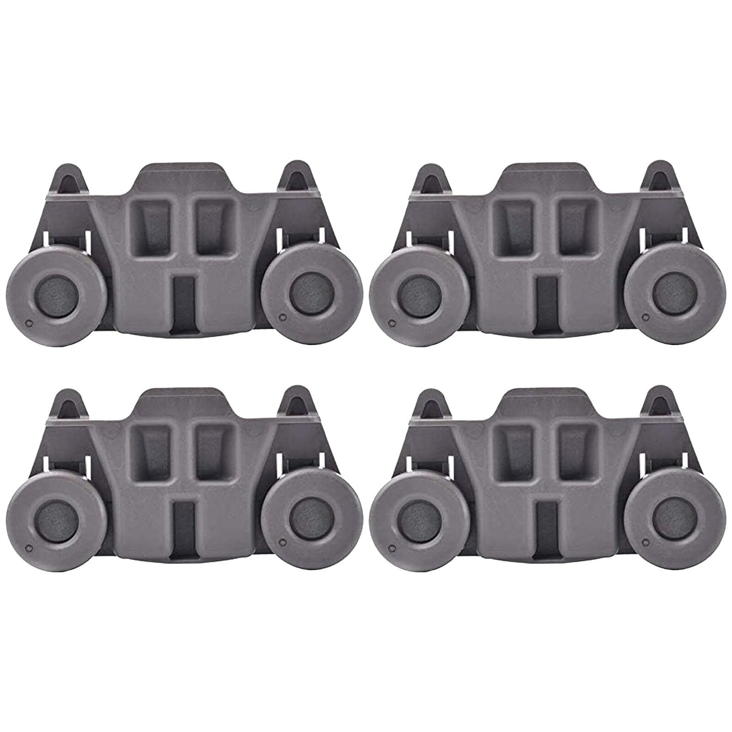 Odowalker 4 Pack Dishwasher Wheels Lower Rack, Dishwasher Replacement Parts Wheel Part AssemblyW10195416 Compatible with Dish washer Dish Rack