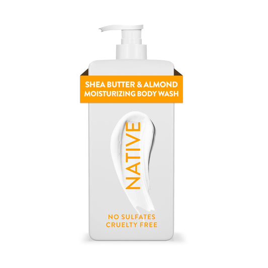 Native Moisturizing Body Wash Contains Naturally Derived Ingredients | For Women & Men, Sulfate, Paraben, & Dye Free Leaving Skin Soft and Hydrated | Beauty & Personal Care Native