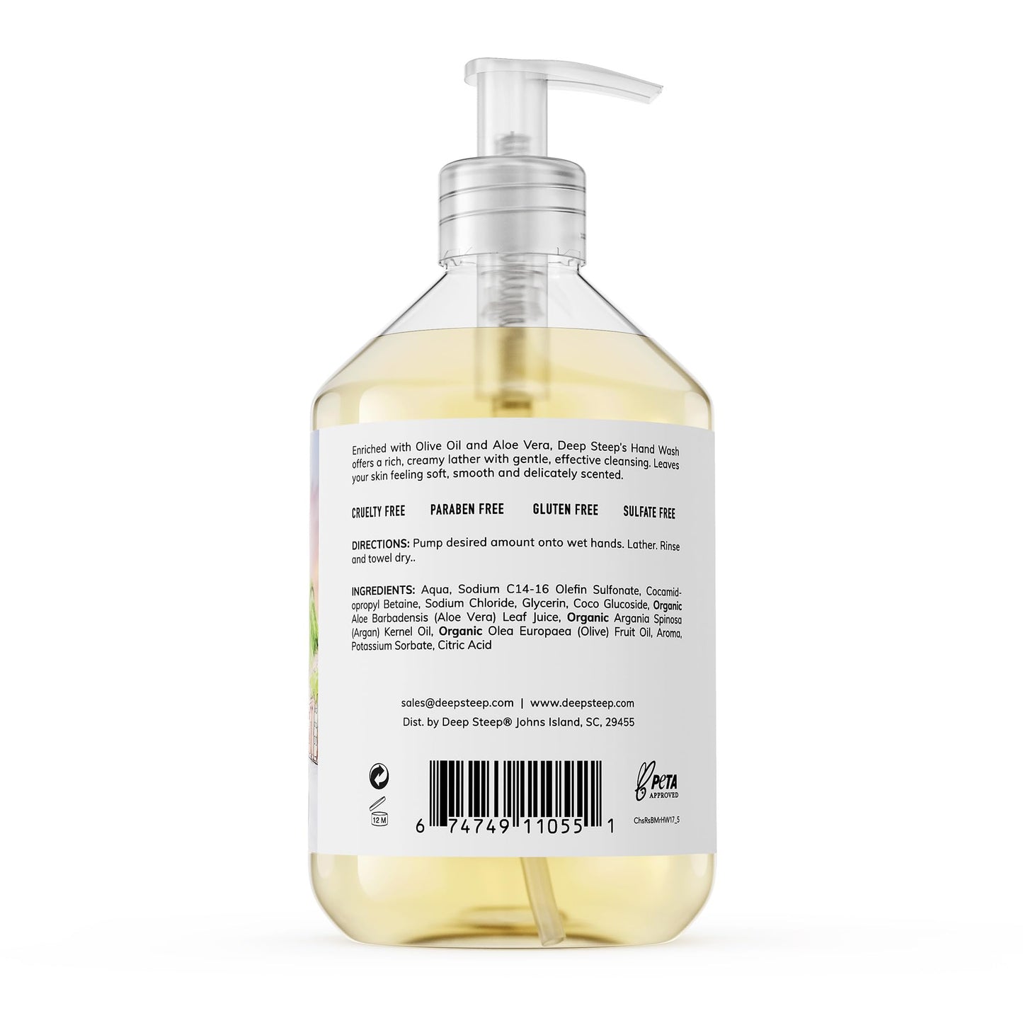 Deep Steep Liquid Hand Wash, 17.6 Ounces (Raspberry Merlot) Beauty & Personal Care Deep Steep
