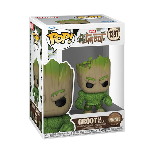 Funko POP! Marvel: We are Groot - Hulk - Groot Shorts - Collectable Vinyl Figure - Gift Idea - Official Merchandise - for Kids & Adults - TV Fans…