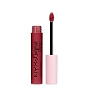 NYX PROFESSIONAL MAKEUP Lip Lingerie XXL Matte Liquid Lipstick - It's Hotter (Warm Mahogany Red)